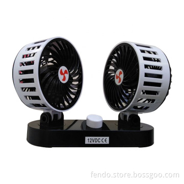 6 Inch Dual Head Auto Cooling Air Fan for Car (12V/24V)